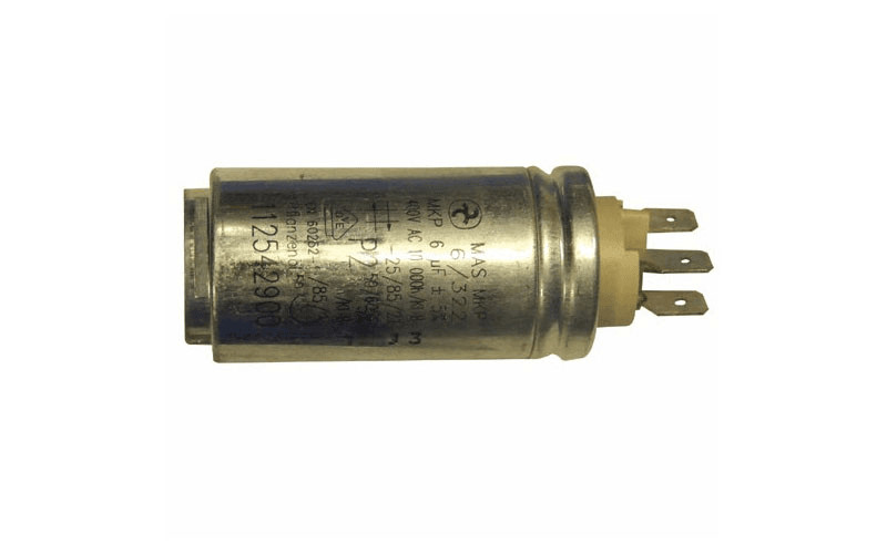 Condensateur moteur 6 uF pour réparer un tambour de lave-linge Arthur Martin bloqué