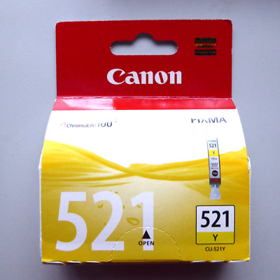 Canon Pixma CLI 521y Druckertinte Druckerpatrone Yellow gelb Original Verpackt