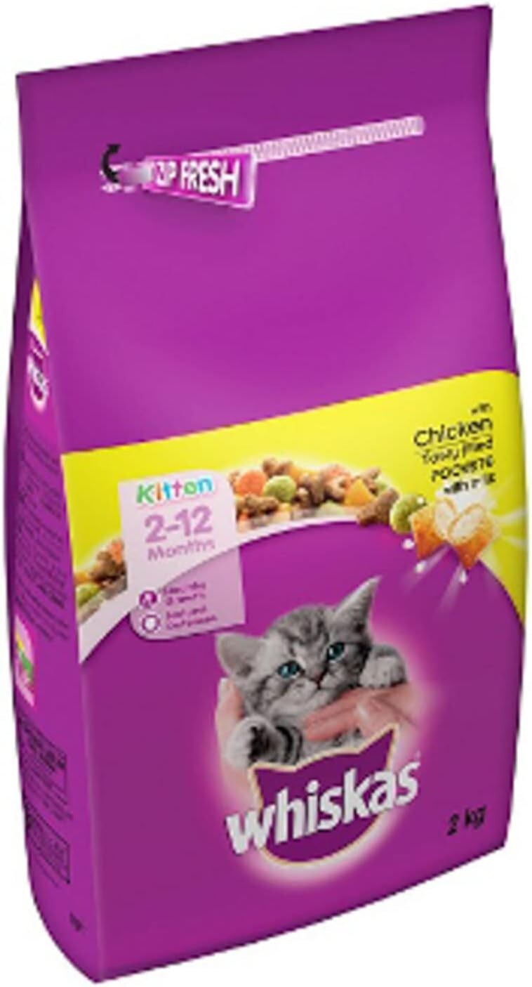 Whiskas Dry Kitten Food with Chicken, Dry Kitten Food eBay