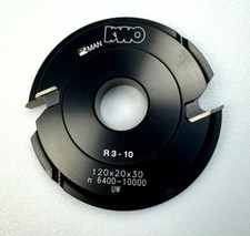 Spindle Moulder Rounding Over Set 120mm x 20mm x 30mm R 3-10 High Quality German