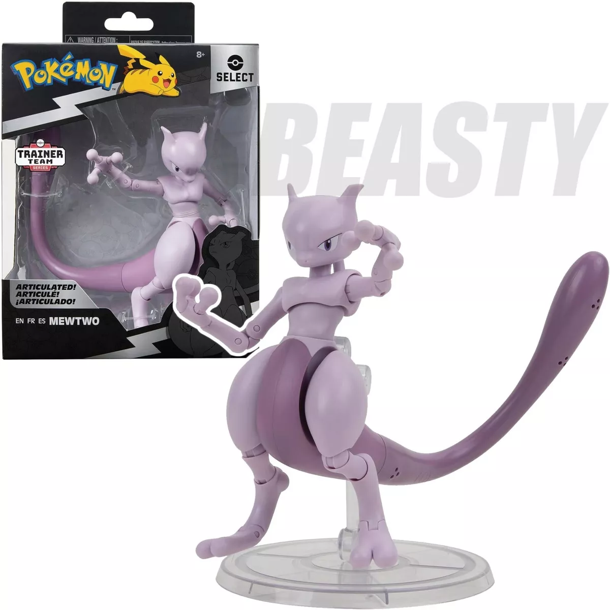 Pokémon Select Trainer Series Mewtwo Action Figure (target Exclusive) :  Target