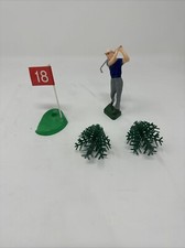 Vintage Wilton Chicago Plastic Male Golfer Cake Topper Decoration W701