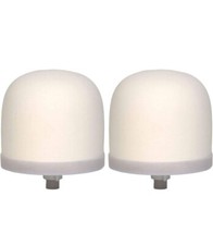  2 Pack Ceramic Dome Water Filter impregnated with Active Carbon