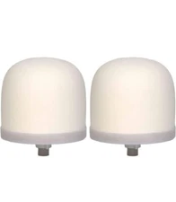 (2 Pack) Ceramic Dome Water Filter impregnated with Active Carbon