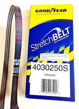 Serpentine Self-Tensioning Stretch Belt GOODYEAR 4030250S (Made in USA)