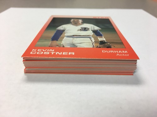 Star Company Durham Bulls 1988 ligas menores con juego de edición limitada Kevin Costner - Imagen 9 de 9