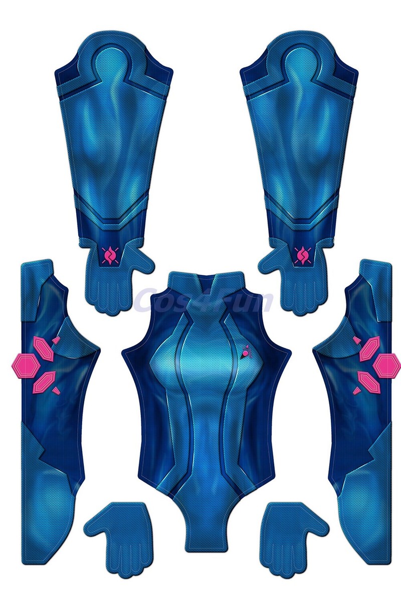 Zero Suit Samus Bodysuit Metroid Cosplay Swimsuit Adult and