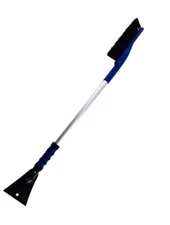 Auto Drive Aluminum Pole 35" Snow Brush and Ice Scraper