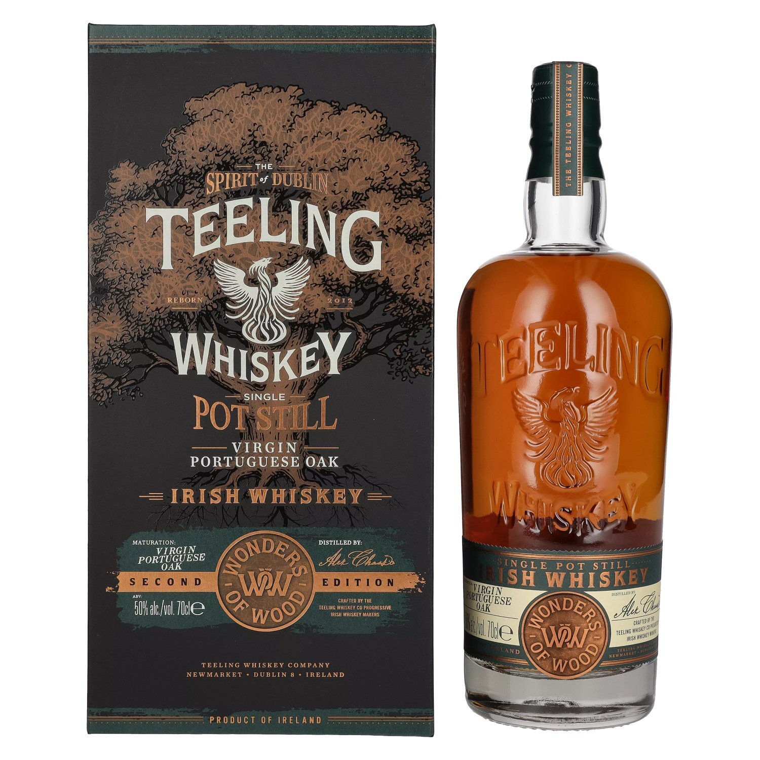 Teeling Whiskey Single POT STILL Irish Whiskey Wonders of Wood Virgin Portuguese