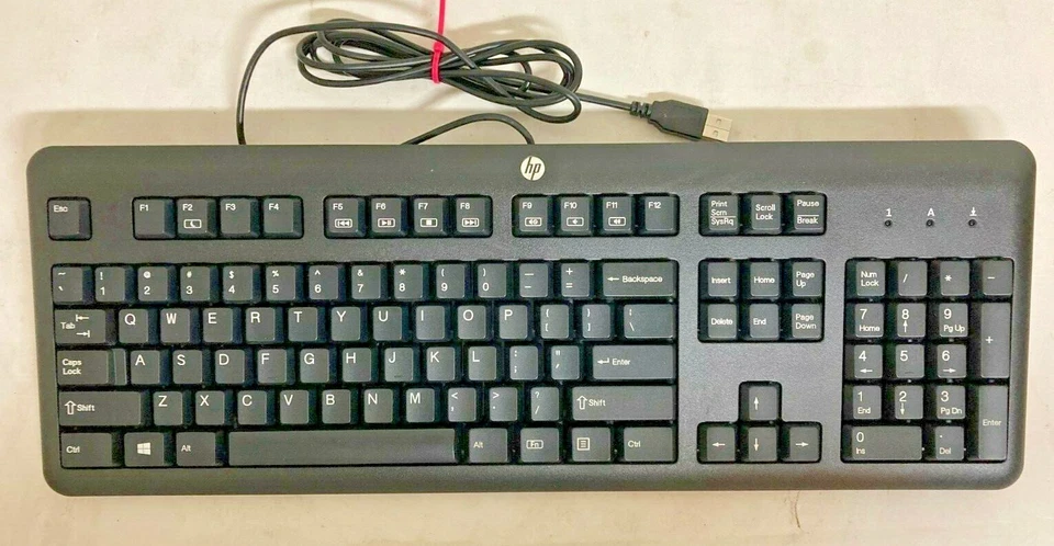 HP USB Keyboard 672647-003, Optical Mouse MOFYUO, 3-Prong Power Cord 121565-001 - Image 2 of 4