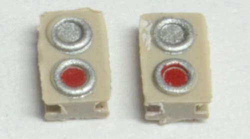 Roco N 91493 2 x Doppellampe, kieselgrau, V90/290 23254-56/59/64/23360/23440+930