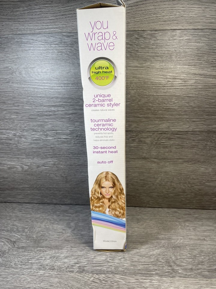 Conair Infinity You Wrap & Wave Professional Styler Purple Model CD121