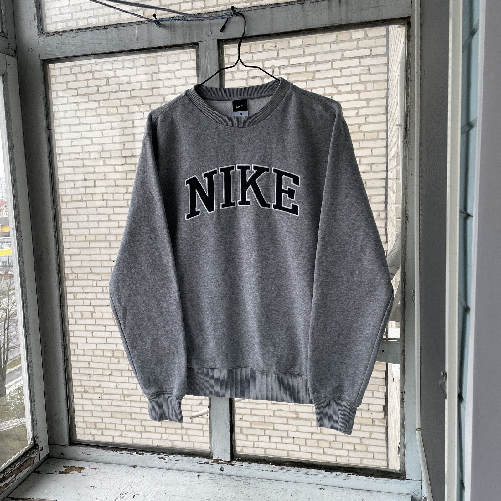 nike sweatshirt grey vintage