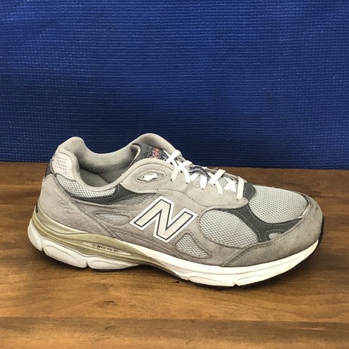 New Balance 990v3/990GL3 Mens Size 9 EEEE 4E Gray Suede Lace Up Running Sneakers - Picture 4 of 9