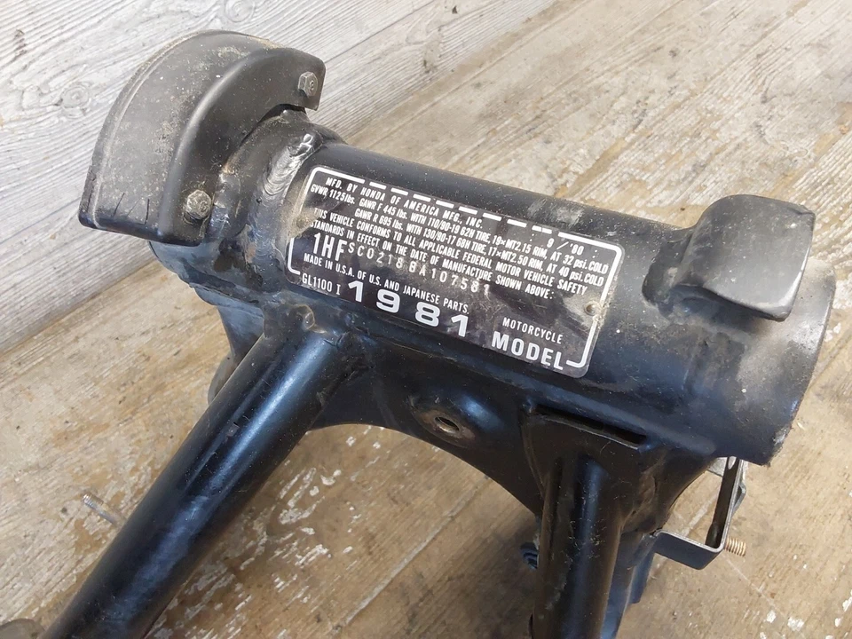 1981 1980-1983 Honda Goldwing GL1100 GL 1100 Frame Neck Tube Chassis Cut Ez ReG - Image 4 of 4