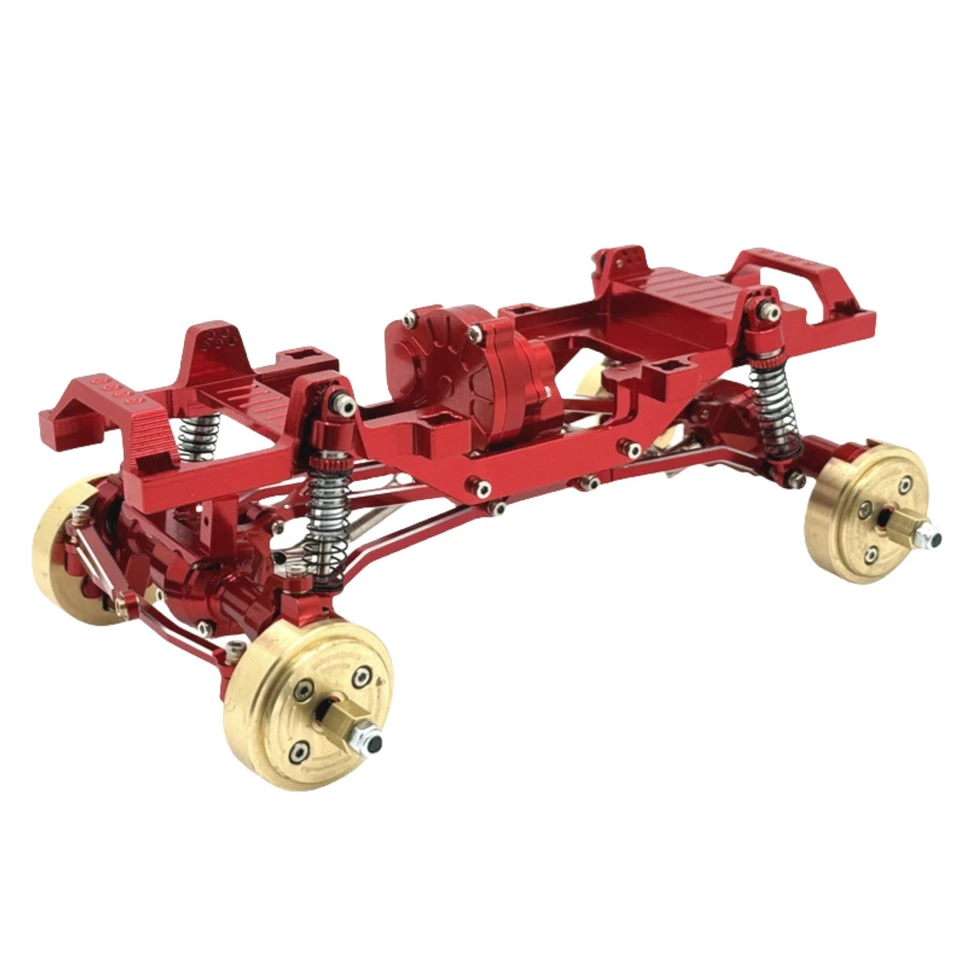 Aluminum Metal Body Chassis Frame Assembled For FMS 1/24 FCX24 Rc car DIY Upgrad - Image 4 of 4