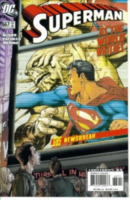 SUPERMAN #667 : TIDE AND TORRENT DC COMICS KURT BUSIEK AND