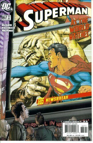 SUPERMAN #667 : TIDE AND TORRENT DC COMICS KURT BUSIEK AND CARLOS NM 1ST  PRINT | eBay