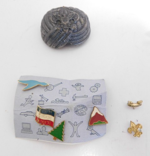 Lot 13 Vintage Pfadfinder/Cub Scout Aufnäher Pins Est. - Bild 11 von 20