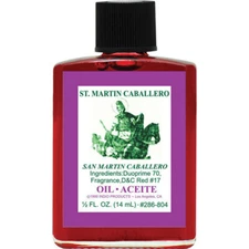 San Martin Caballero Aceite Espiritual / St Martin of Tours Spiritual Oil 1/2 oz
