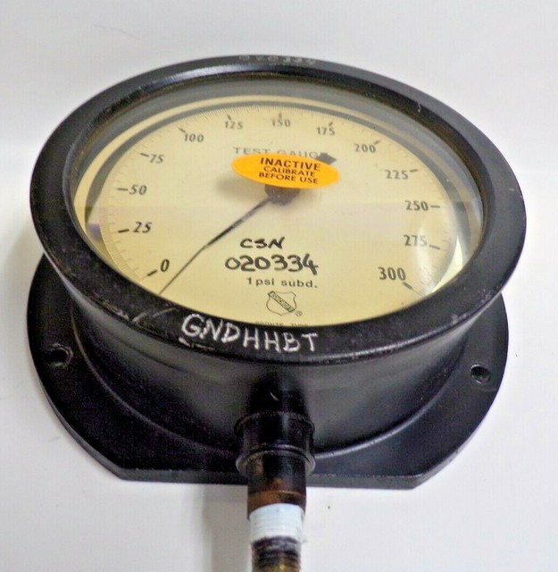 ASHCROFT TEST GAUGE 0 300 PSI 6 3 8 FACE DIAMETER 020334 EBay ashcroft-test-gauge-0-300-psi-6-3-8-face-diameter-020334-ebay