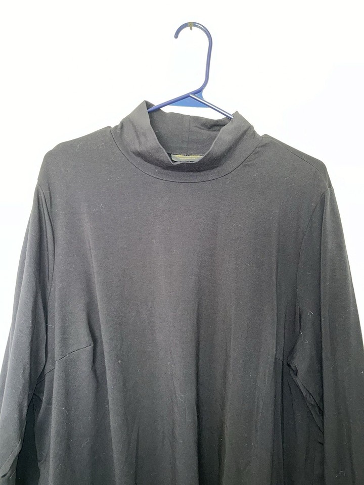 Bob Mackie Wearable Art Turtleneck Women’s Plus Size 2X Black eBay