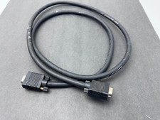 VGA Monitor Male to Male Cable Extension 6' Cable black