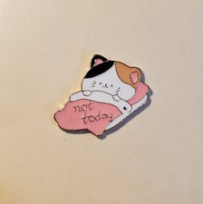 Not Today Cat Magnetic Needle Minder Cross Stitch Embroidery  Cover Holder