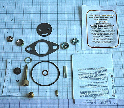 1966-71 JEEP CARB KIT CARTER RBS MODEL 1 BARREL 232
