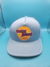 Vintage Eureka Springs Arkansas Blue Snapback Trucker Hat Cap