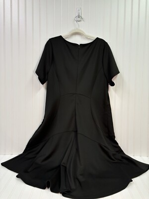 Lane Bryant Square Neck Below Knee Length Fit and Flare Black Dress Plus Size 20 | eBay Lane Bryant Square Neck Below Knee Length Fit and Flare Black Dress Plus Size 20 | eBay