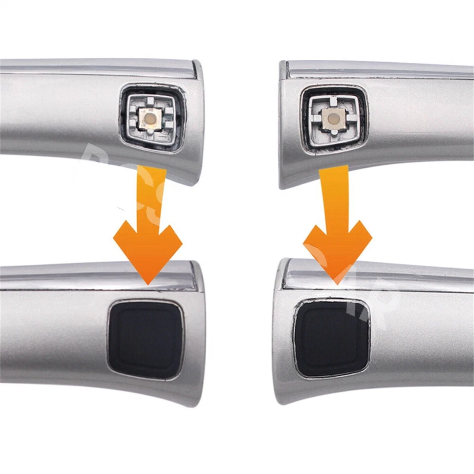 Keyless Entry Car Door Handle Button Cap Fit For Mercedes-Benz SL550 2003-2008 - Image 4 of 4