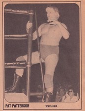 Pat Patterson 1981 WWF Wrestling Trading Card Wrestling Superstars Wrestler AWA