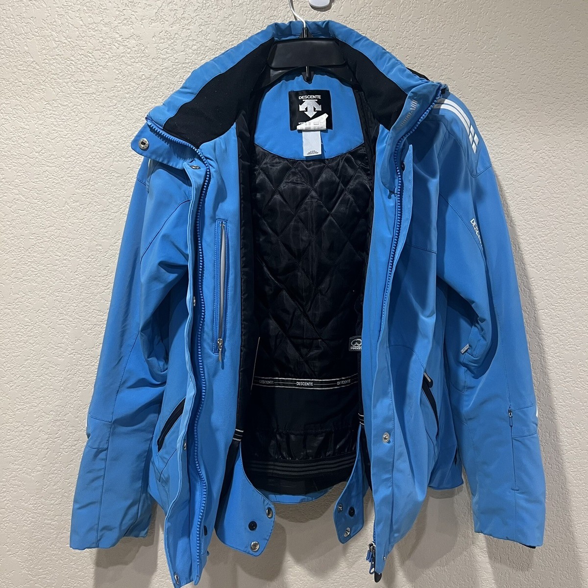 Descente Ski Snow Snowboarding Jacket Coat Blue Wm Size 10 D9-9616