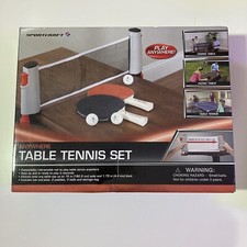 New Sportcraft Table Tennis To Go Compact Portable Paddles Ball included