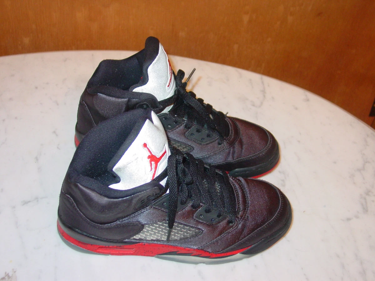 Jordan 5 black red hotsell 2018