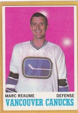 1970-71 TOPPS HOCKEY MARC REAUME #119 CANUCKS EXMT *A13767
