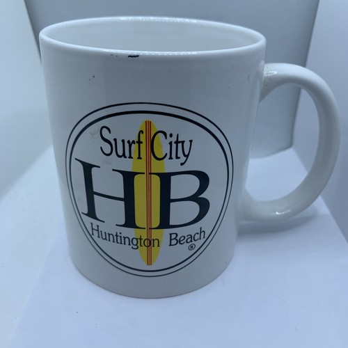 Surf City Huntington Beach Coffee Mug White 11 Ounce eBay