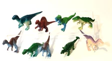 JARU Dinosaur Figures Small Mini Lot of 9 Vintage PVC