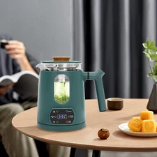27oz Green Temperature Control Corded Electric Tea Kettle 600W Water Boiler