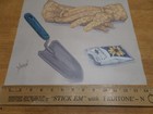 Tatouage Dry Rub Transfer  Carolyn Yovan Seeds, Gloves and Trowel
