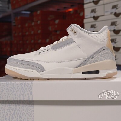 Jordan 3 Retro Craft Ivory FJ9479-100 Men's | eBay