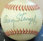 Casey Stengel - Autographed Baseball - Beautiful High Quality Replica