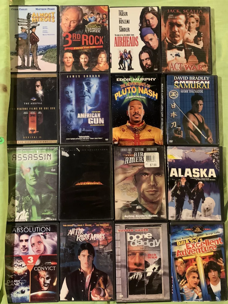 2 80's 90's Action & Comedy DVD LOT PICK &