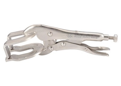 King Tony C-Clamp Locking Pliers Adjustable Welding Grip Chrome Plated Made Taiw