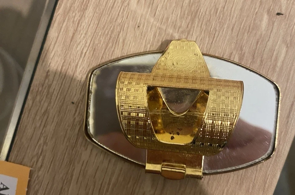 Vintage Melissa lipstick holder with mirror & a cigarette case - Image 4 of 4