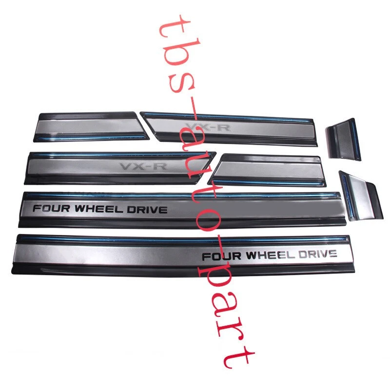 Moldura de puerta lateral de tracción de rueda apta para Toyota Land Cruiser LC80 FJ80 1991-1997 Foto 3 de 4