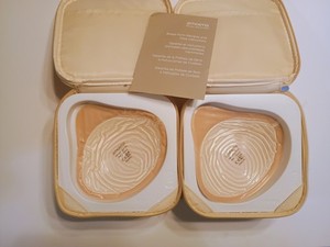 2x Amoena Breast Form 664 Natural Light 1S Size 6 Pair w/ Cases - See Pictures