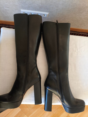 ladies boots 38 genuine leather new