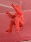 Vintage Hot Wheels RRRumblers Soft  Red Plastic Motorcycle Driver Figure Loose